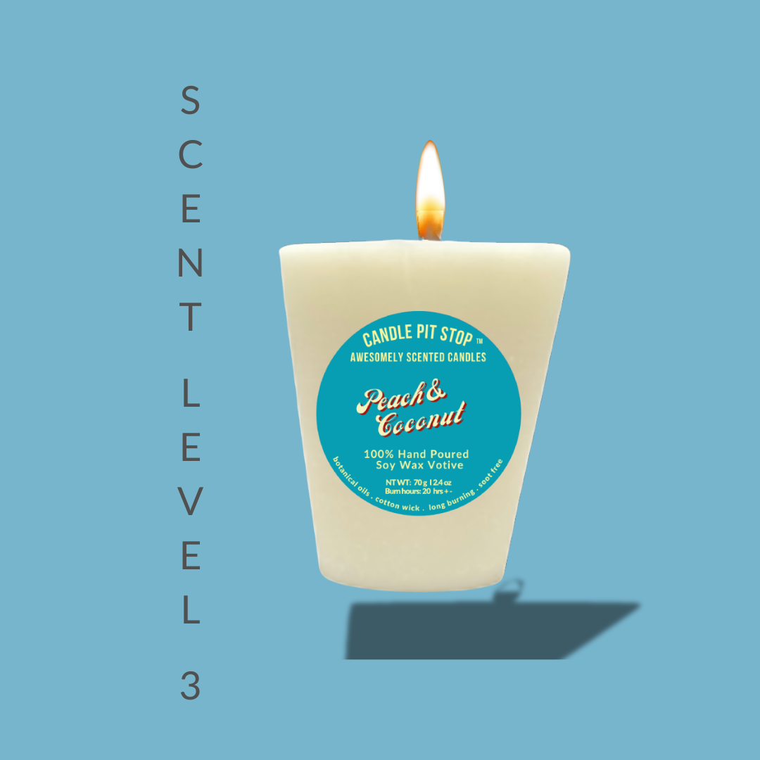 "Peach & Coconut", Votive